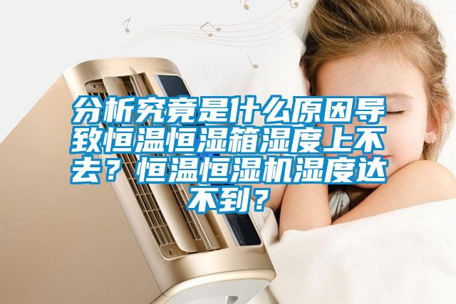 分析究竟是什么原因導致恒溫恒濕箱濕度上不去？恒溫恒濕機濕度達不到？