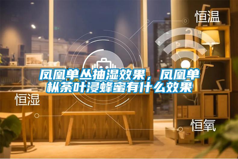 鳳凰單叢抽濕效果，鳳凰單樅荼葉浸蜂蜜有什么效果