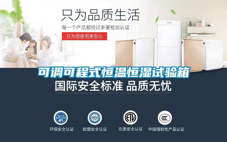 可調可程式恒溫恒濕試驗箱