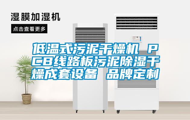 低溫式污泥干燥機 PCB線(xiàn)路板污泥除濕干燥成套設備 品牌定制