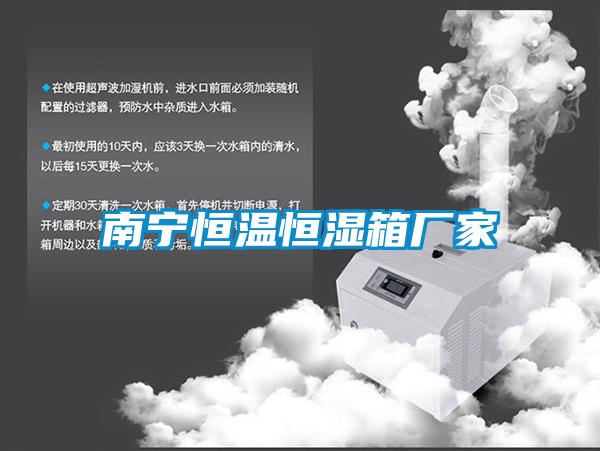 南寧恒溫恒濕箱廠(chǎng)家