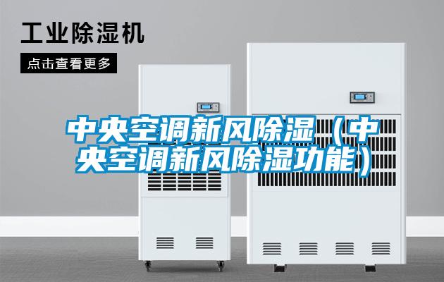 中央空調新風(fēng)除濕（中央空調新風(fēng)除濕功能）