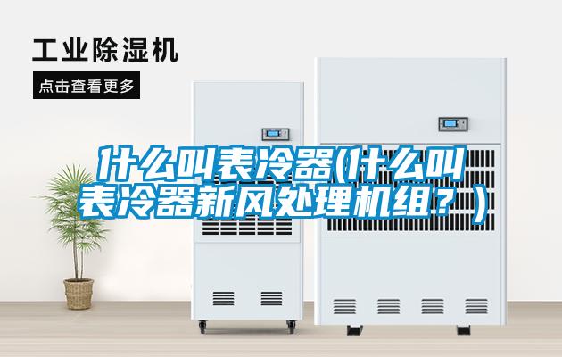 什么叫表冷器(什么叫表冷器新風(fēng)處理機組？)