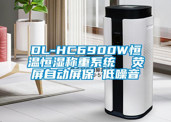 DL-HC6900W恒溫恒濕稱(chēng)重系統  熒屏自動(dòng)屏保 低噪音