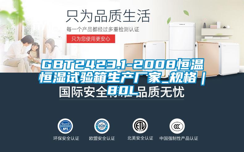 GBT2423.1-2008恒溫恒濕試驗箱生產(chǎn)廠(chǎng)家_規格｜80L