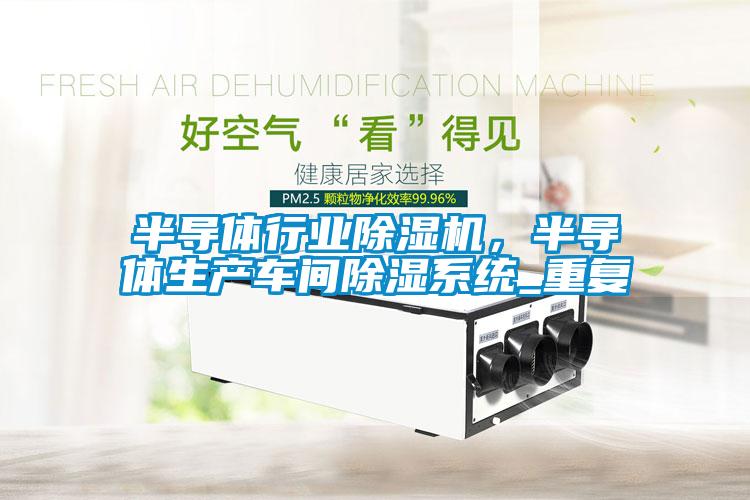 半導體行業(yè)除濕機，半導體生產(chǎn)車(chē)間除濕系統_重復