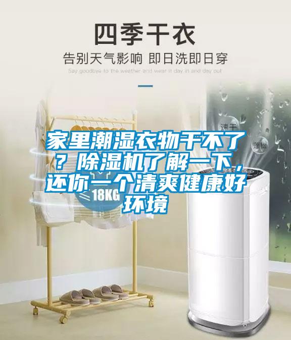 家里潮濕衣物干不了？除濕機了解一下，還你一個(gè)清爽健康好環(huán)境