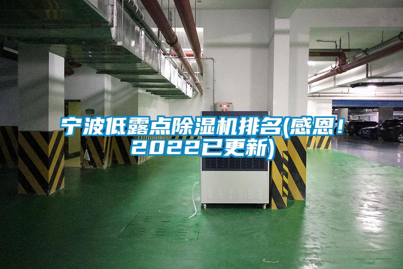 寧波低露點(diǎn)除濕機排名(感恩！2022已更新)