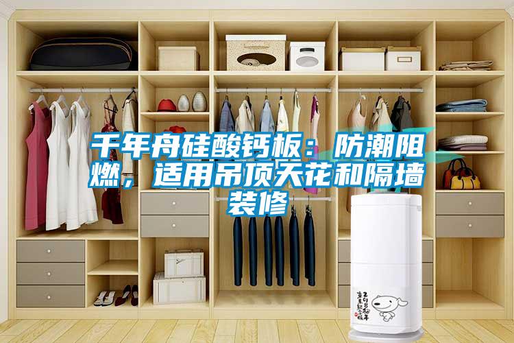 千年舟硅酸鈣板：防潮阻燃，適用吊頂天花和隔墻裝修
