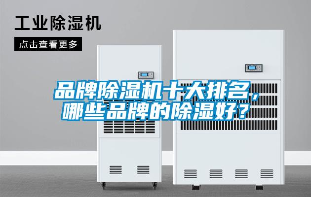 品牌除濕機十大排名，哪些品牌的除濕好？