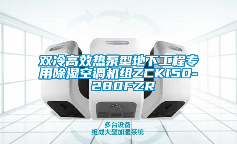 雙冷高效熱泵型地下工程專(zhuān)用除濕空調機組ZCKI50- 280FZR