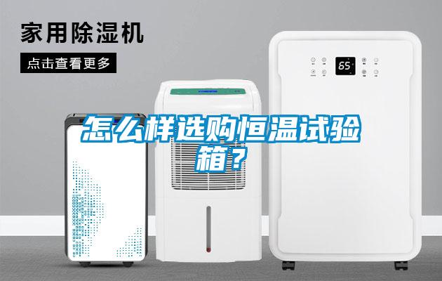 怎么樣選購恒溫試驗箱？