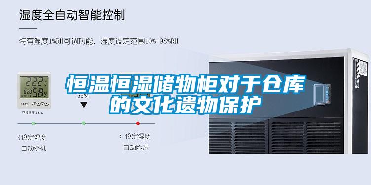 恒溫恒濕儲物柜對于倉庫的文化遺物保護