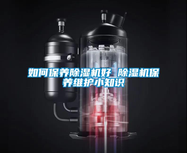 如何保養除濕機好 除濕機保養維護小知識