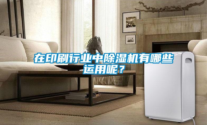 在印刷行業(yè)中除濕機有哪些運用呢？