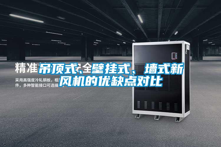 吊頂式、壁掛式、墻式新風(fēng)機的優(yōu)缺點(diǎn)對比