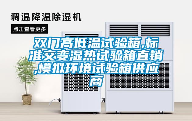 雙門(mén)高低溫試驗箱,標準交變濕熱試驗箱直銷(xiāo),模擬環(huán)境試驗箱供應商