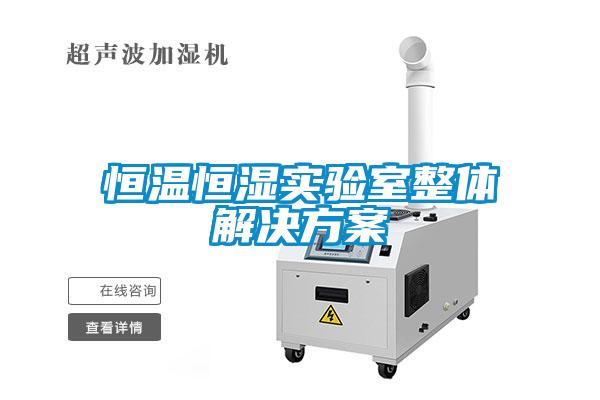 恒溫恒濕實(shí)驗室整體解決方案