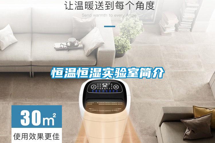 恒溫恒濕實(shí)驗室簡(jiǎn)介