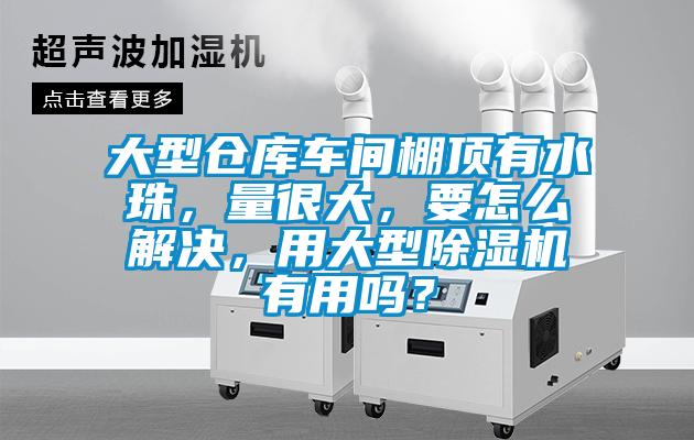 大型倉庫車(chē)間棚頂有水珠，量很大，要怎么解決，用大型除濕機有用嗎？