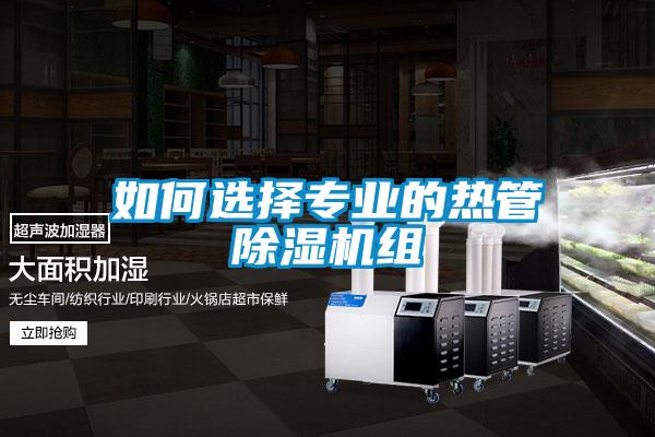 如何選擇專(zhuān)業(yè)的熱管除濕機組
