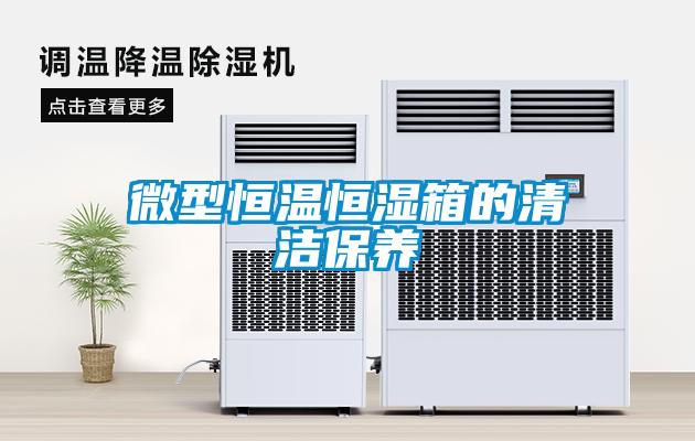 微型恒溫恒濕箱的清潔保養