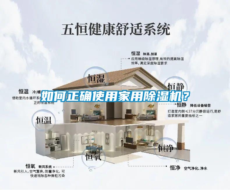 如何正確使用家用除濕機？