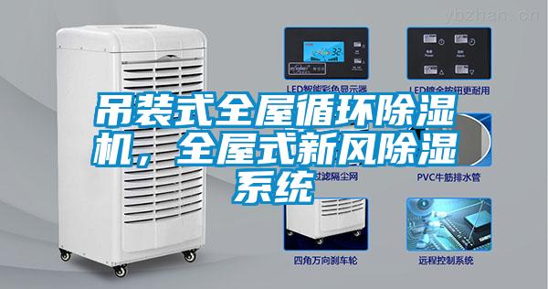 吊裝式全屋循環(huán)除濕機，全屋式新風(fēng)除濕系統