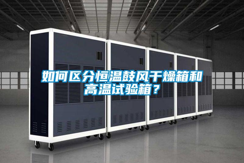 如何區分恒溫鼓風(fēng)干燥箱和高溫試驗箱？
