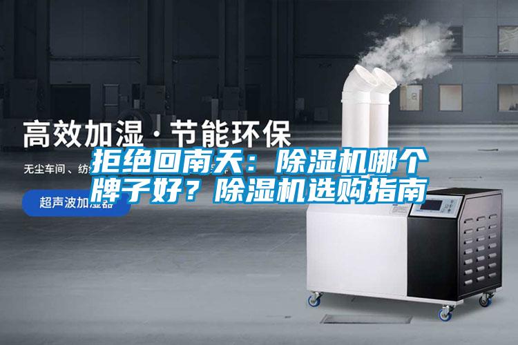 拒絕回南天：除濕機哪個(gè)牌子好？除濕機選購指南