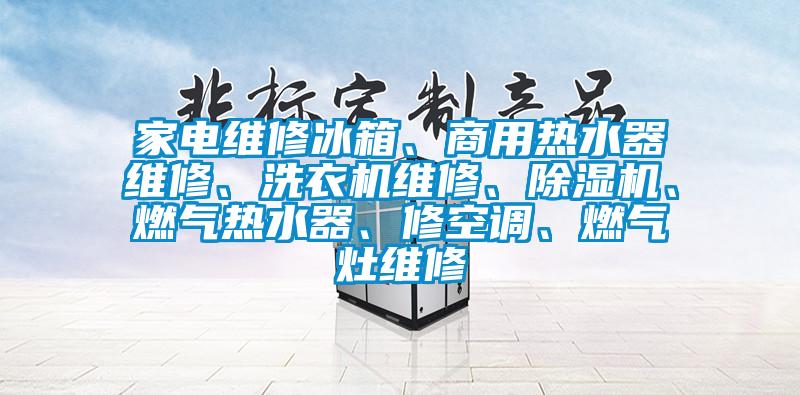 家電維修冰箱、商用熱水器維修、洗衣機維修、除濕機、燃氣熱水器、修空調、燃氣灶維修