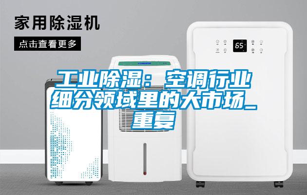 工業(yè)除濕：空調行業(yè)細分領(lǐng)域里的大市場(chǎng)_重復