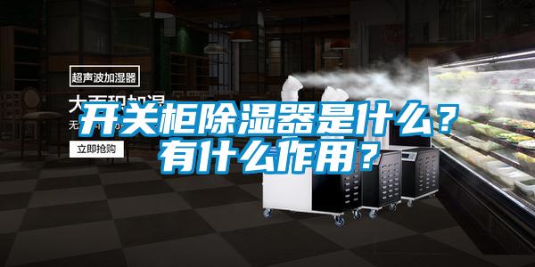 開(kāi)關(guān)柜除濕器是什么？有什么作用？
