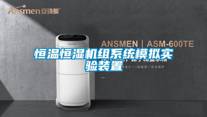 恒溫恒濕機組系統模擬實(shí)驗裝置