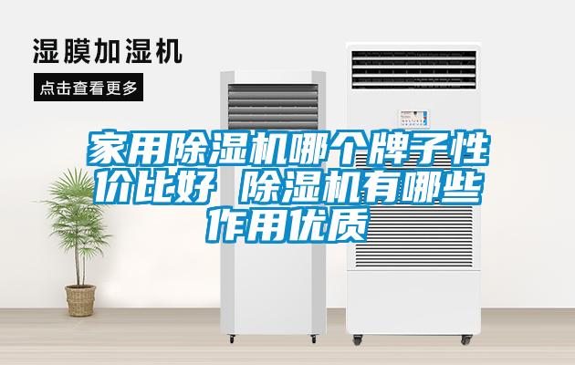 家用除濕機哪個(gè)牌子性?xún)r(jià)比好 除濕機有哪些作用優(yōu)質(zhì)