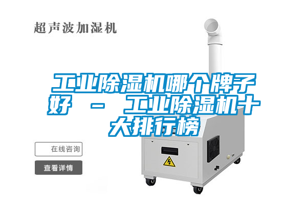 工業(yè)除濕機哪個(gè)牌子好 – 工業(yè)除濕機十大排行榜