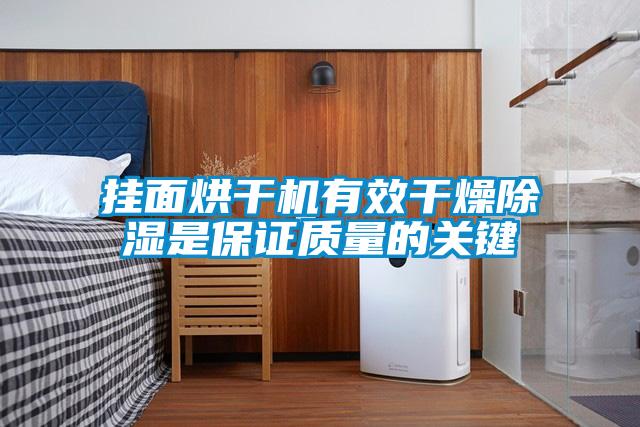 掛面烘干機有效干燥除濕是保證質(zhì)量的關(guān)鍵