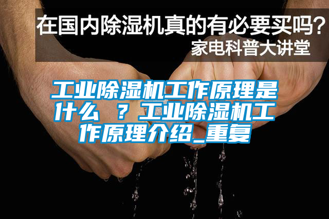 工業(yè)除濕機工作原理是什么 ？工業(yè)除濕機工作原理介紹_重復