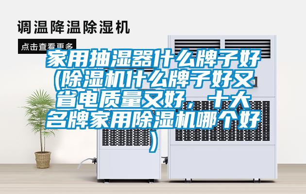 家用抽濕器什么牌子好(除濕機什么牌子好又省電質(zhì)量又好，十大名牌家用除濕機哪個(gè)好)