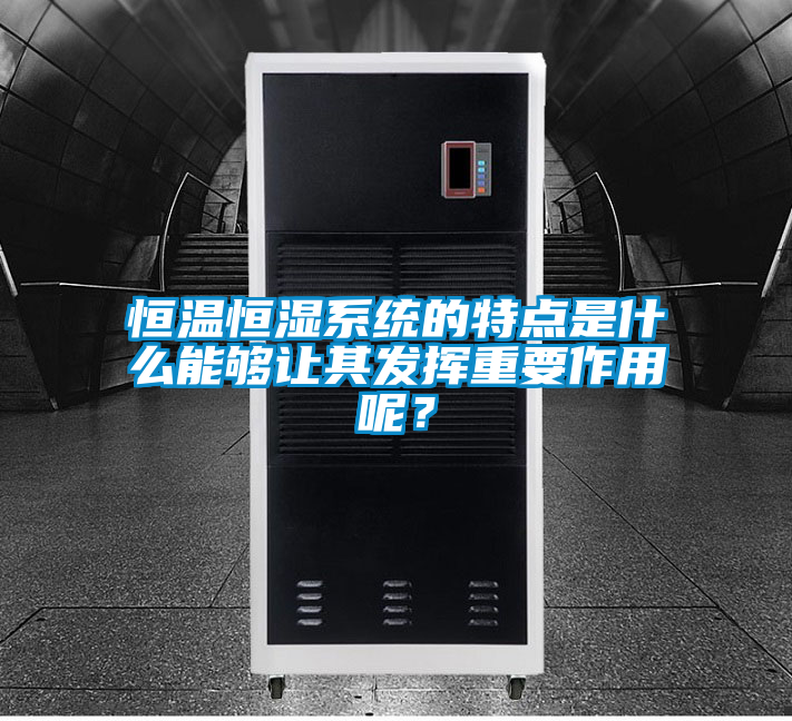 恒溫恒濕系統的特點(diǎn)是什么能夠讓其發(fā)揮重要作用呢？