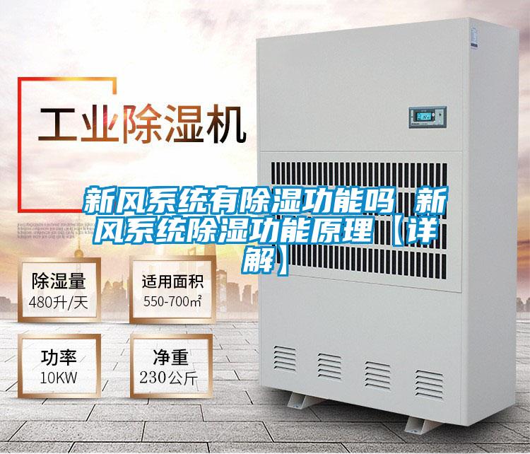新風(fēng)系統有除濕功能嗎 新風(fēng)系統除濕功能原理【詳解】