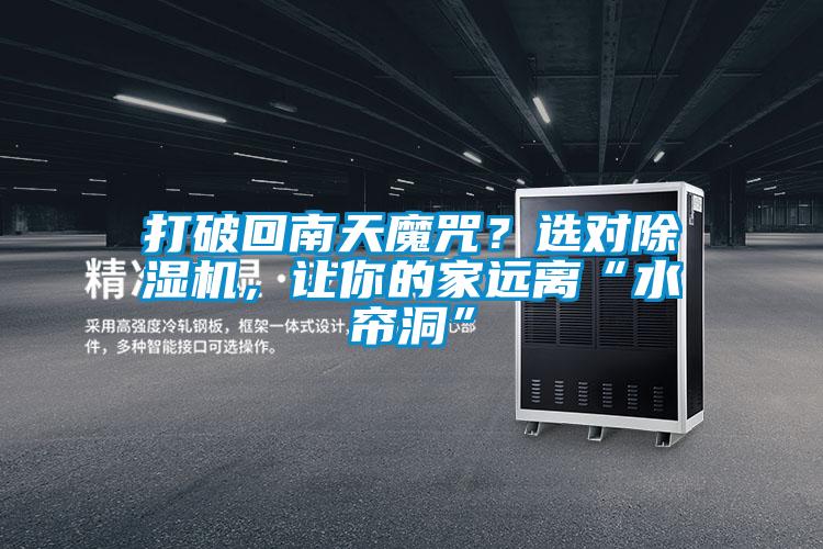 打破回南天魔咒？選對除濕機，讓你的家遠離“水簾洞”