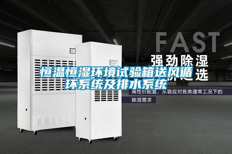 恒溫恒濕環(huán)境試驗箱送風(fēng)循環(huán)系統及排水系統