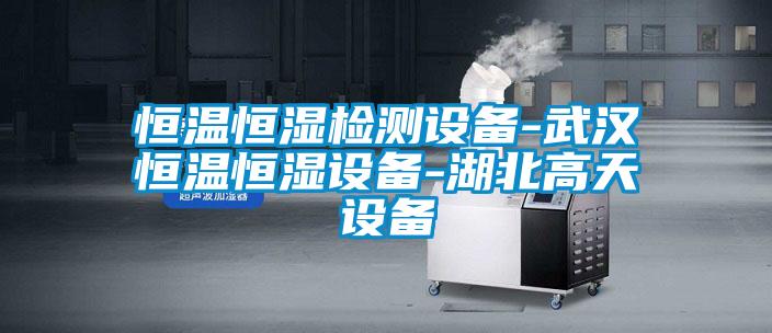 恒溫恒濕檢測設備-武漢恒溫恒濕設備-湖北高天設備