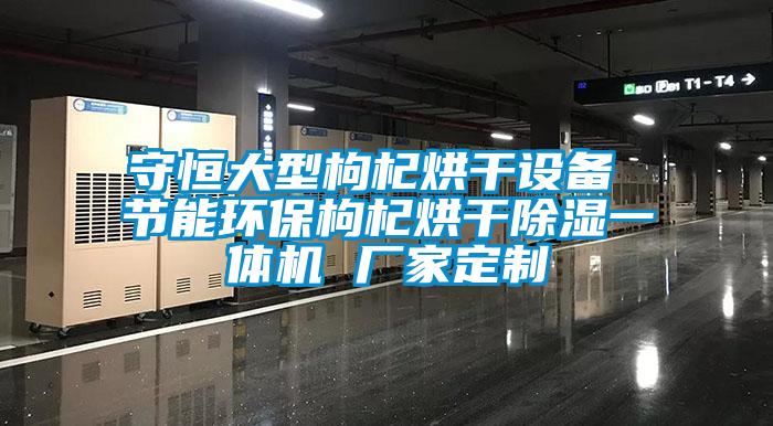 守恒大型枸杞烘干設備 節能環(huán)保枸杞烘干除濕一體機 廠(chǎng)家定制