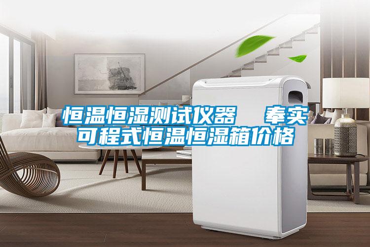 恒溫恒濕測試儀器  奉實(shí)可程式恒溫恒濕箱價(jià)格