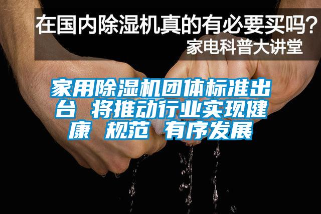 家用除濕機團體標準出臺 將推動(dòng)行業(yè)實(shí)現健康 規范 有序發(fā)展