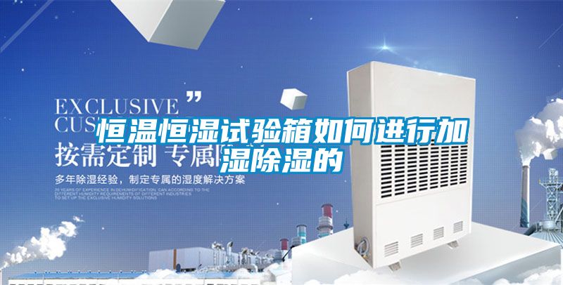 恒溫恒濕試驗箱如何進(jìn)行加濕除濕的