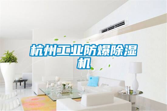 杭州工業(yè)防爆除濕機