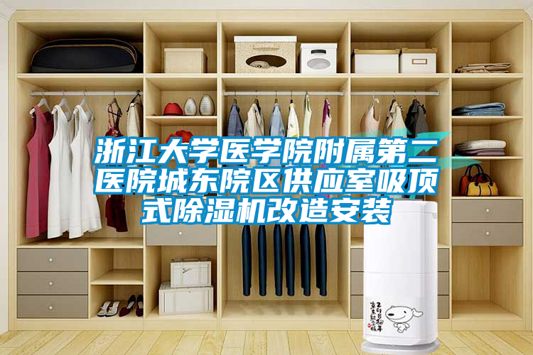 浙江大學(xué)醫學(xué)院附屬第二醫院城東院區供應室吸頂式除濕機改造安裝